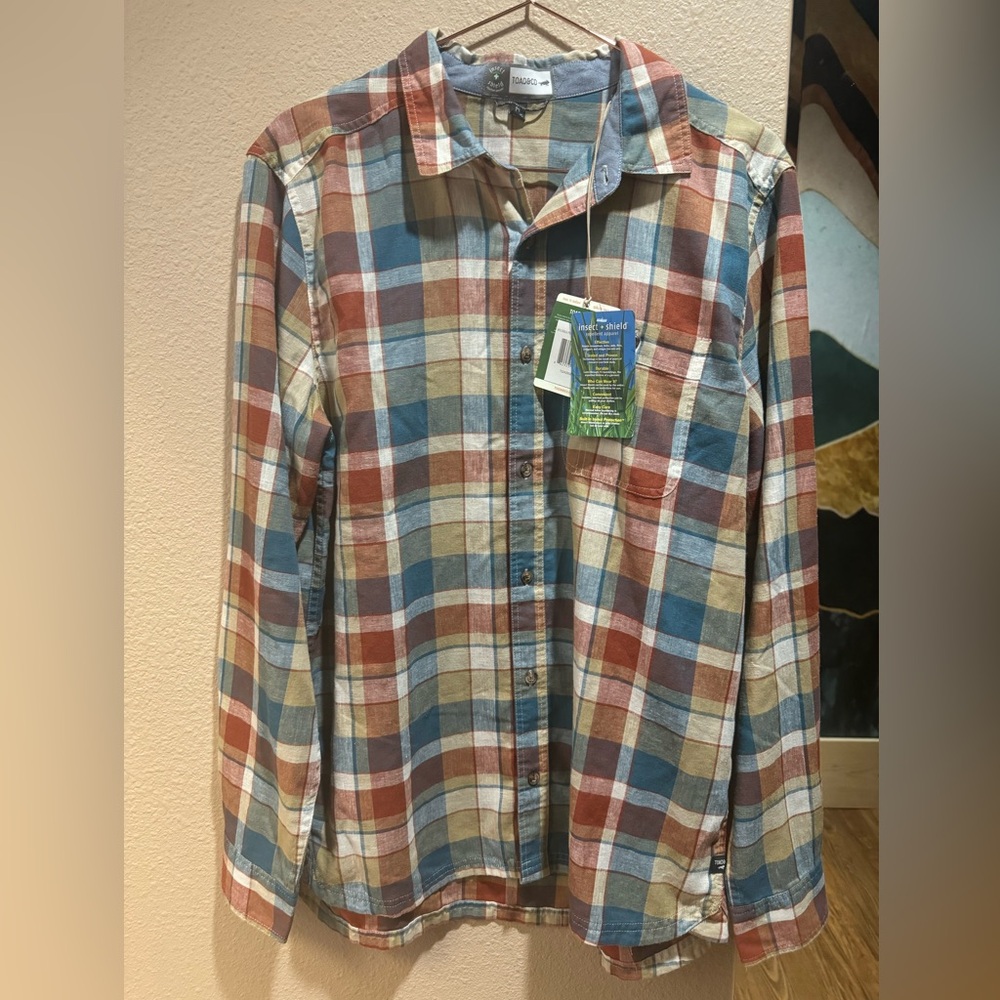 Toad&Co Men’s Debug Peak Season Long Sleeve Shirt - Picture 6 of 8